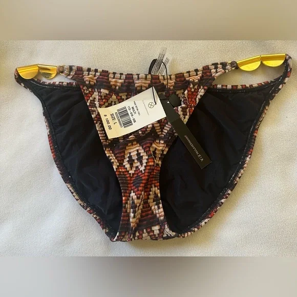 VIX Paula Hermanny BTM Bikini woman’s Geometric Sexy Multicolor Size Large NWT - Picture 10 of 10